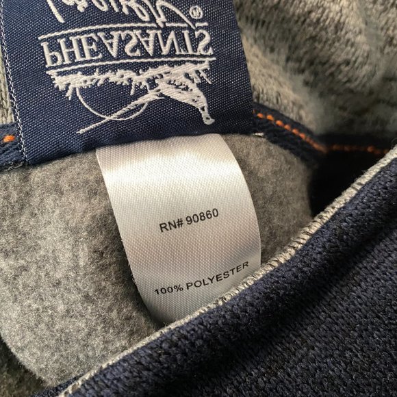 Pheasants Forever Men’s XXL Long Sleeve Full Zip Sweater Mock Neck Sweatshirt - Picture 10 of 11